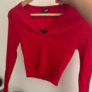 Fashion Nova Red Crop Top